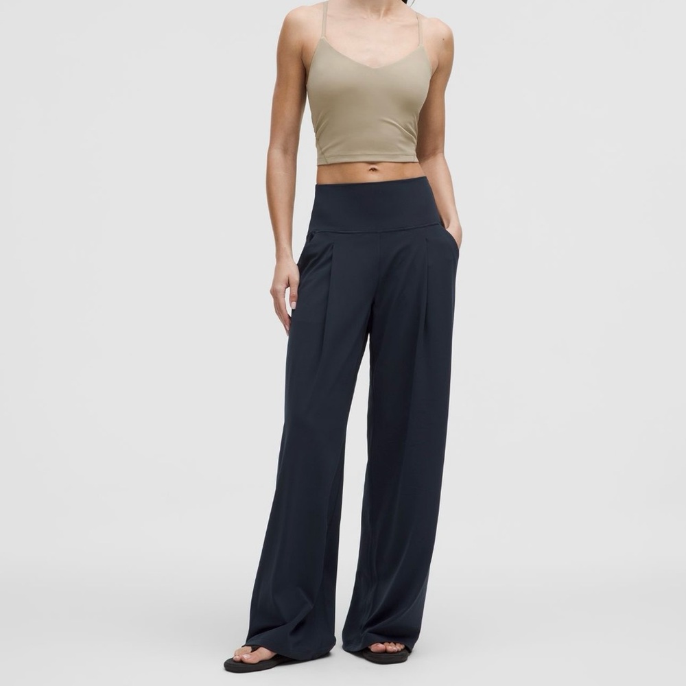 lululemon athletica Navy Blue Wide Leg Pants